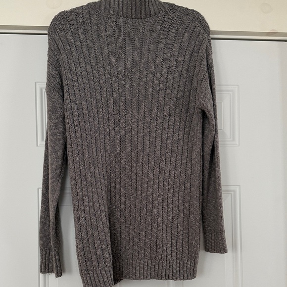 SO Women's Charcoal Knit Cardigan - Picture 5 of 6